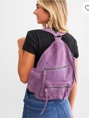 Free People Oxford Suede Sling Backpack